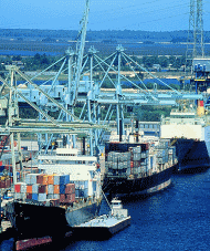 slide show pictures of jacksonville florida city skyline and port